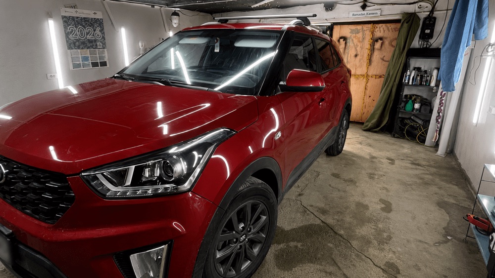 Детейлинг Hyundai Creta — блеск кузова после обработки